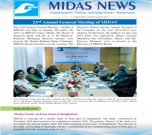 MIDAS NEWS Volume 28 No. 4 October-December 2015