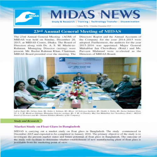 MIDAS NEWS Volume 28 No. 4 October-December 2015