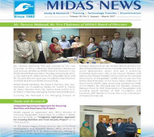 MIDAS NEWS Volume 30, No.1, January - March 2017