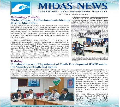 MIDAS News – Vol-27, No-1, January-March 2014