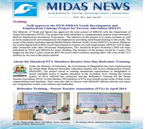 MIDAS News – Vol-27, No-2, April-June 2014