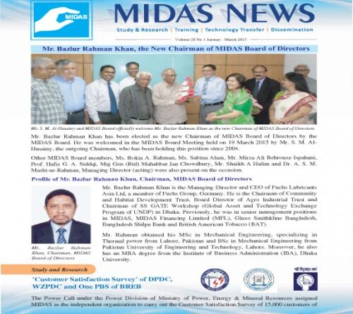 MIDAS News – Vol-28, No -1, January-March 2015