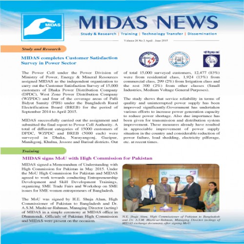 MIDAS News – Vol-28, No -2, April-June 2015
