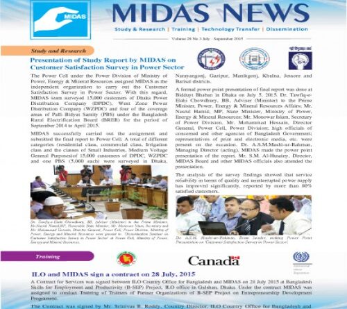 MIDAS News – Vol-28 No -3 July-September 2015